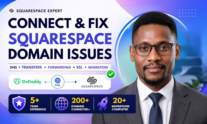 fix squarespace domain connection errors, dns issues, broken email mx records