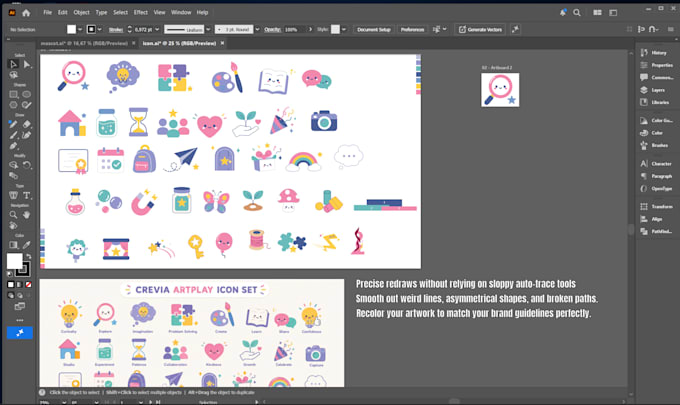 convert ai graphics to clean vector