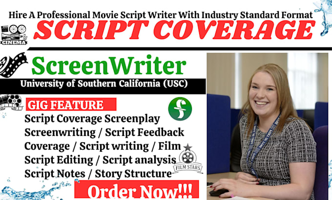 write coverage and script notes on your screenplay, screenwriting script writing