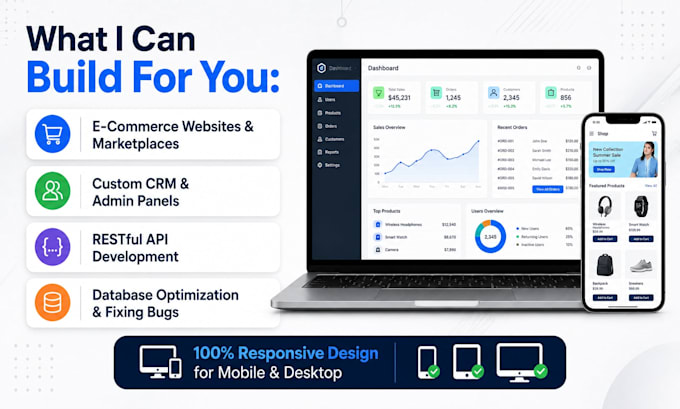 be your expert laravel developer for custom website
