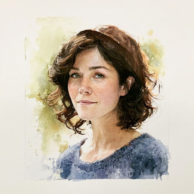 a watercolor illustration art