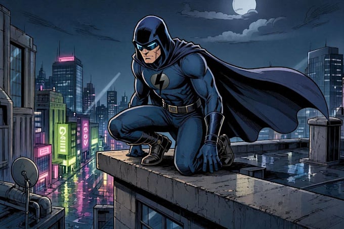do a superhero comic