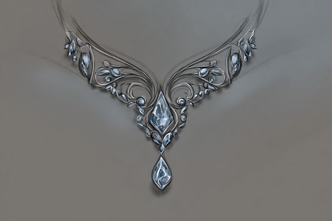 design custom jewelry with professional sketches