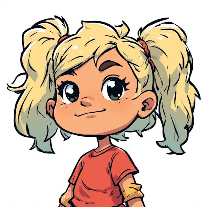 design a cartoon character art