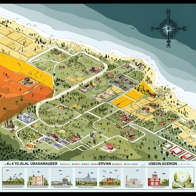design printable custom vector maps of any area