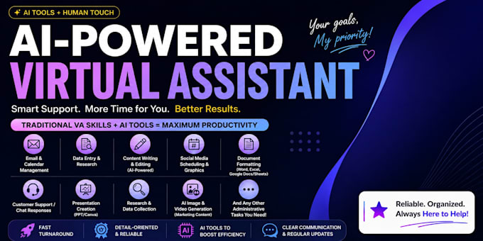 be your virtual assistant with ai
