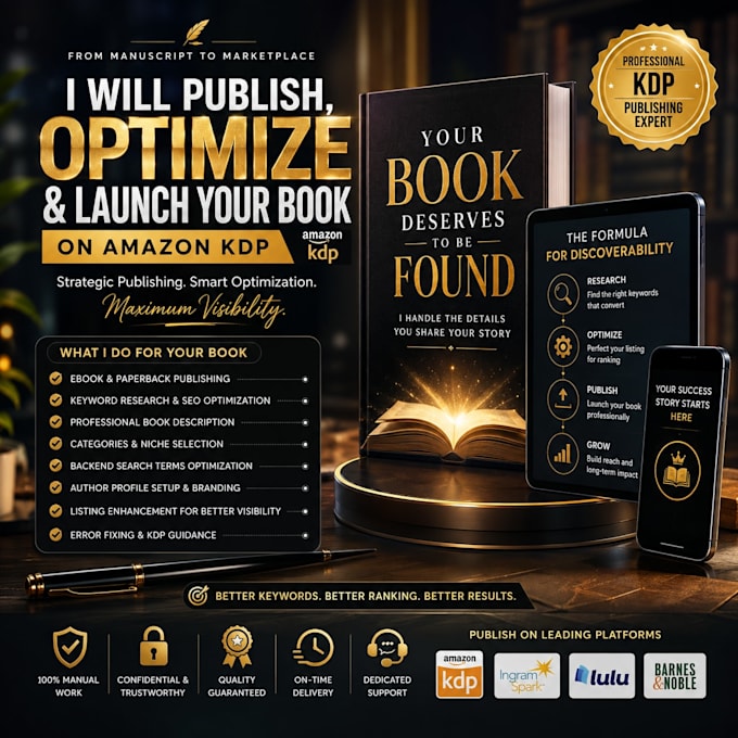 do ebook publishing, promotion and book keyword optimization