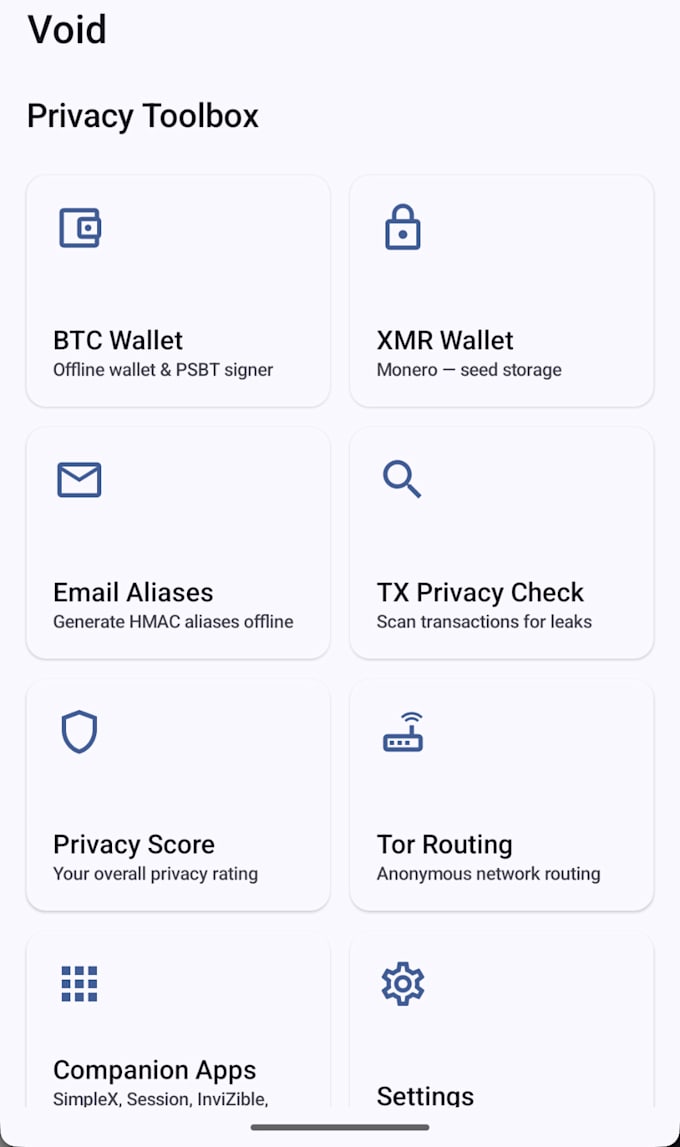 build a privacy focused web app or security tool