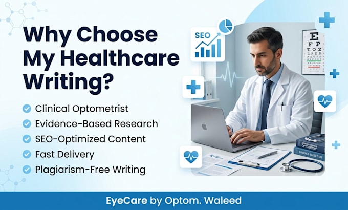 write SEO optimized medical and healthcare blog articles
