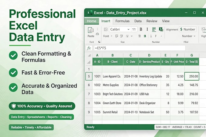 do fast and accurate data entry work