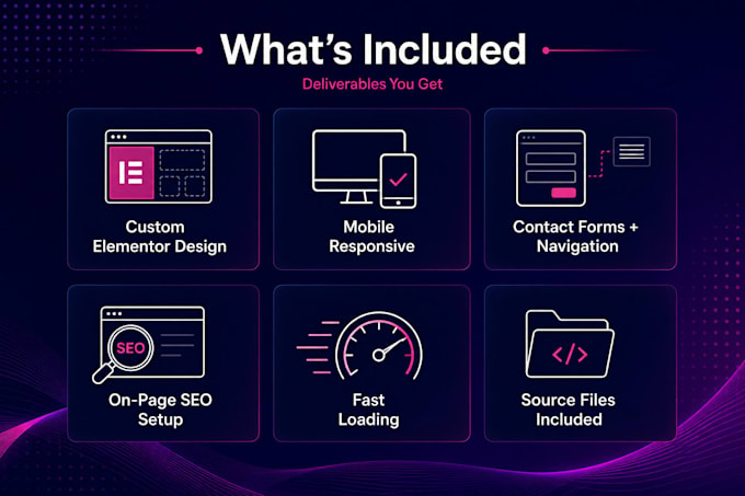 design a custom wordpress elementor website