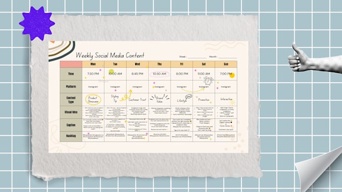 be your social media manager and content strategist