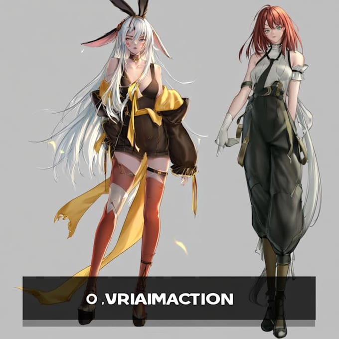 design detailed anime character sheets for your characters