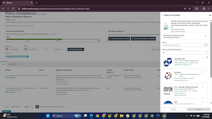 fix amazon listing error, compliance, pricing and suppressed listing issues