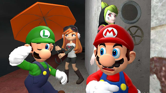 port, edit, rig or create sfm model gmod playermodel l4d2 cs2 port 3d character