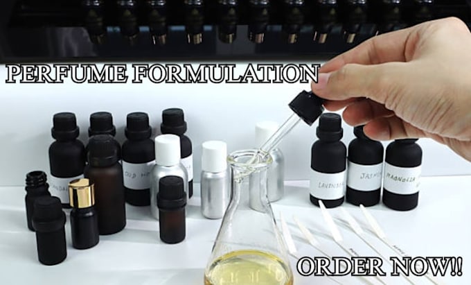 develop niche perfume formula for commercial production