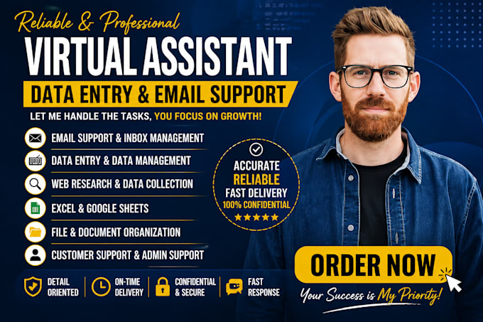 provide wordpress, social media, and admin support services