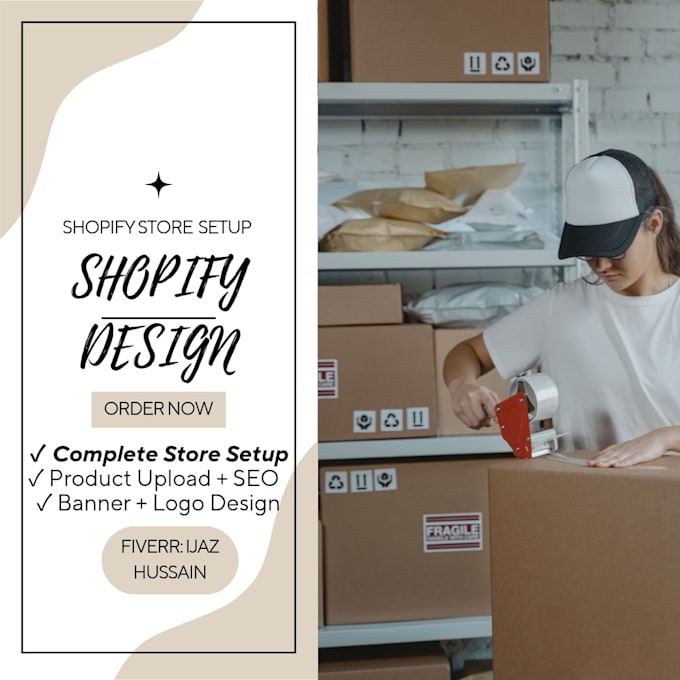 build professional shopify store free logo