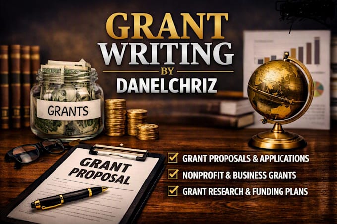 write professional grant proposal and funding application