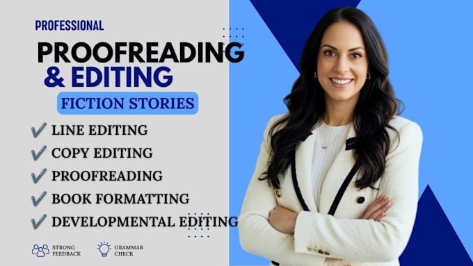 professionally proofread, edit and format your book for publication