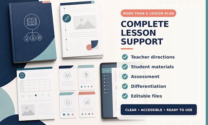 design k12 lessons and curriculum materials
