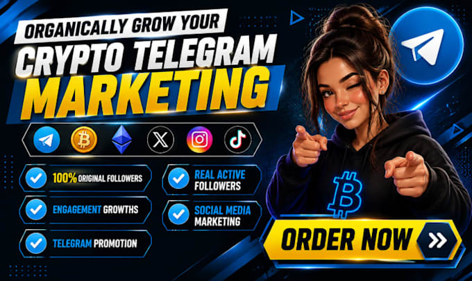 grow crypto telegram promotion, crypto telegram marketing