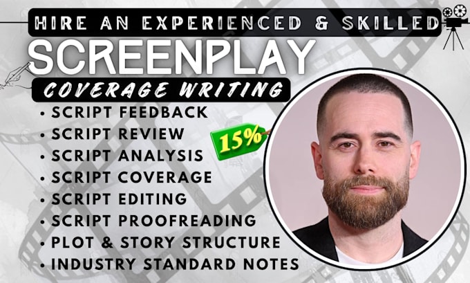 do script review and critique on screenplay give coverage on your script tv