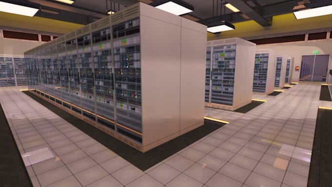 design data center, server room, modular data center and IT infrastructure