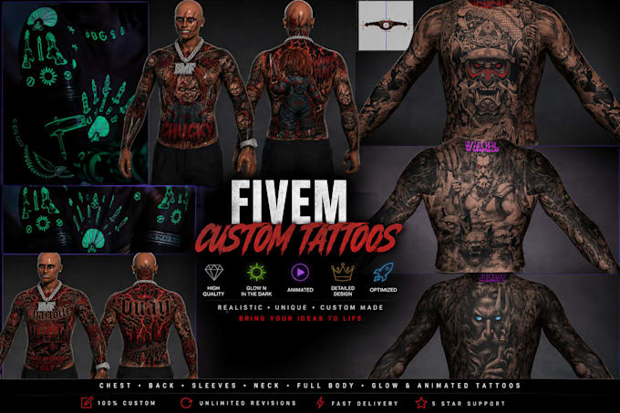 create fivem sparkling chain,fivem tattoos fivem ped chain,fivem server clothing