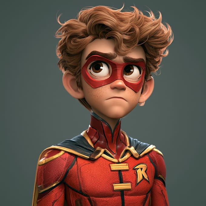 superhero character for comics