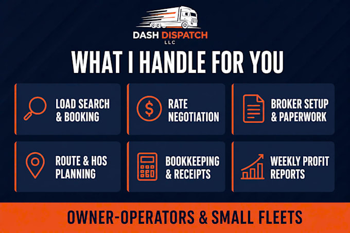 dispatch loads for your truck and maximize your profit