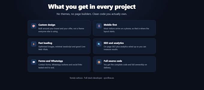 build a fast custom website in react and typescript