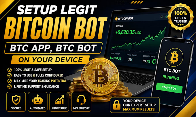 setup legit bitcoin bot, btc app, btc bot on your device