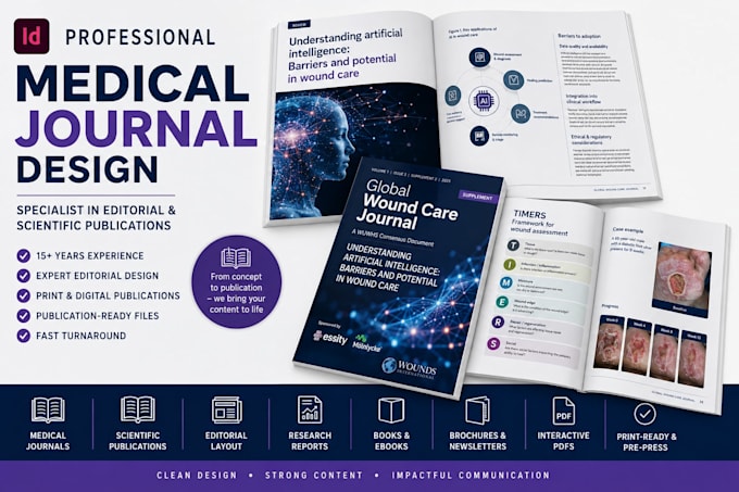 professionally design magazines, reports, brochures and publications