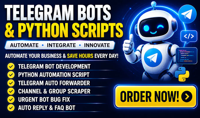 create custom telegram bot python script auto forwarder scraper automation fix