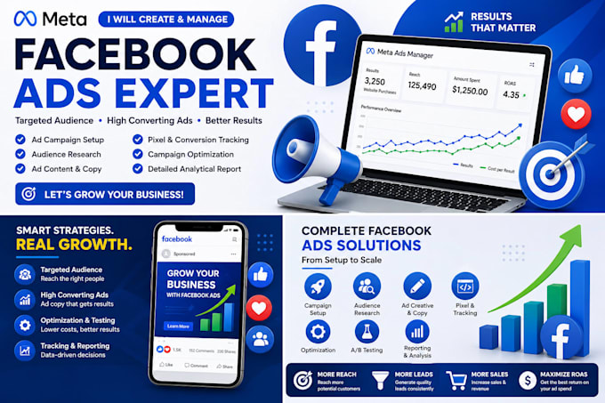 be your facebook ads manager and meta ads expert