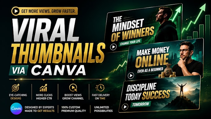 design catchy youtube thumbnails using canva