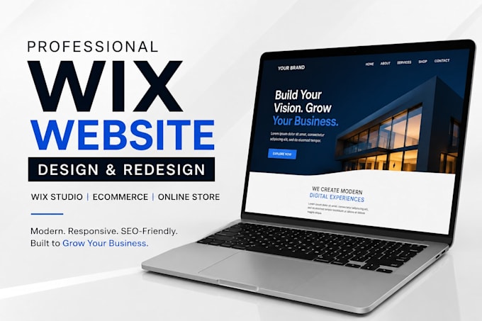 build wix website wix website redesign wix website design wix studio ecommerce