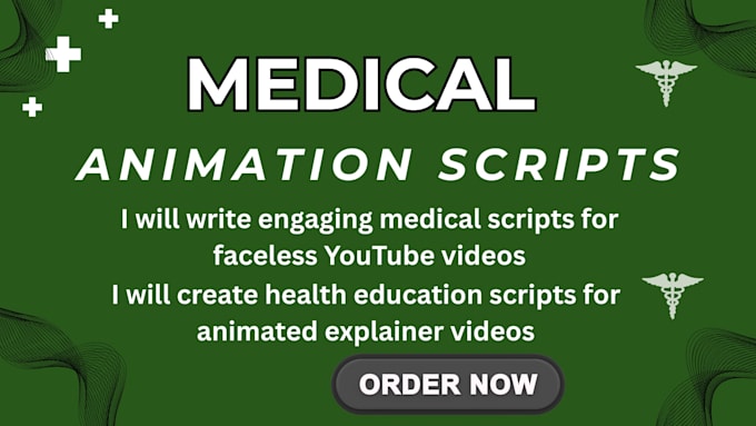write medical animation and health explainer video scripts