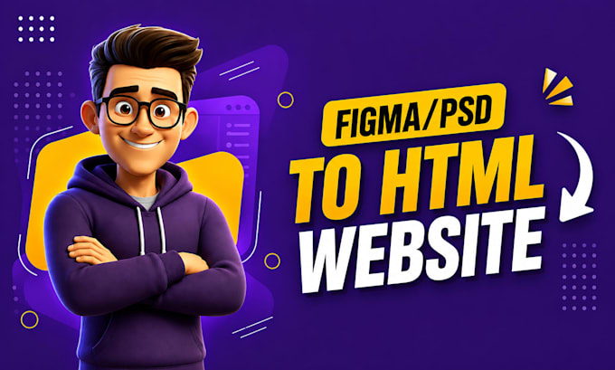 be HTML CSS static website maker or frontend web developer