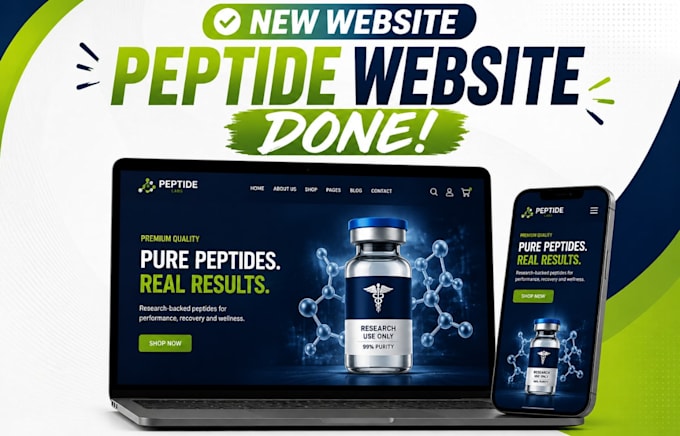 build an fda compliant peptide supplement website