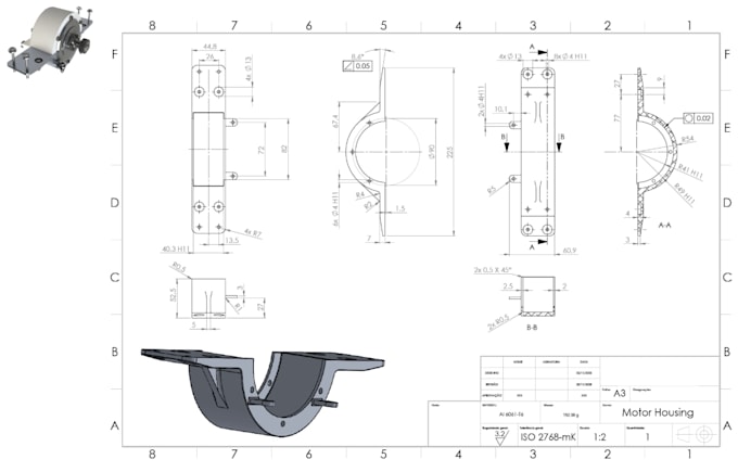 design solidworks 3d cad models for 3d printing and prototyping