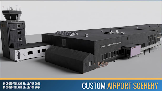 be your professional 3d scenery desinger for microsoft flight simulator 2024