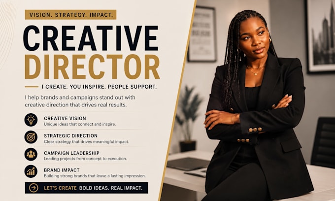 be your creative director for visual strategy, content, design and brand