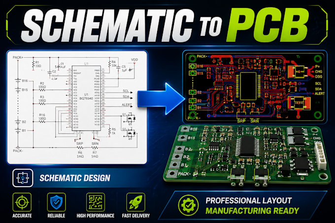 design bms pcb battery management system and pcb layout