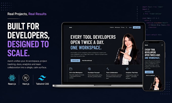 develop responsive websites as a frontend developer