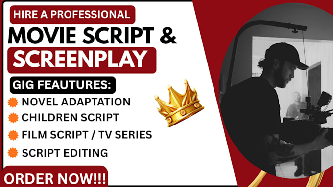 write comic book stories, children script, movie script and screenplay