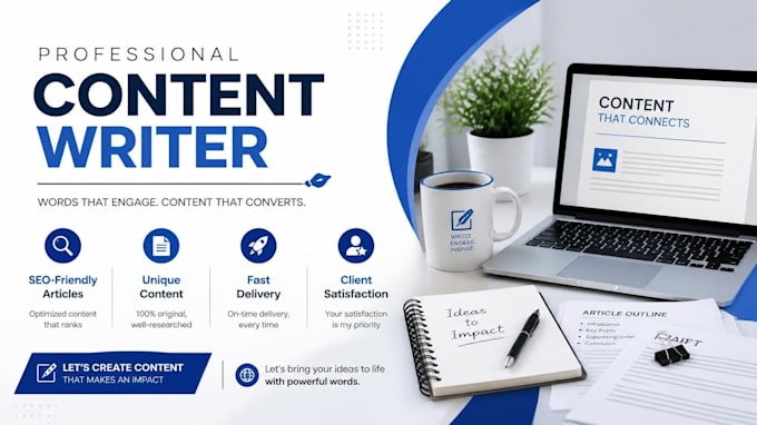 write engaging content and blogs