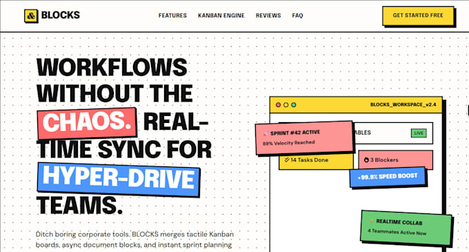 build saas landing page or real estate site