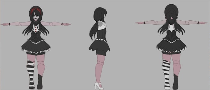 create 2d character art based on your references